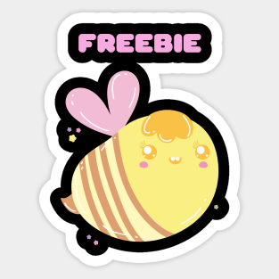 Bees Freebie Free Bee Gift for Bee Lovers Sticker